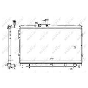 Radiator, motorkoeling NRF 58419