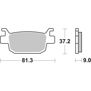 Jogo de pastilhas para travão de disco BREMBO 07GR93CC