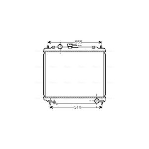 Arrefecedor do motor AVA COOLING MT2181