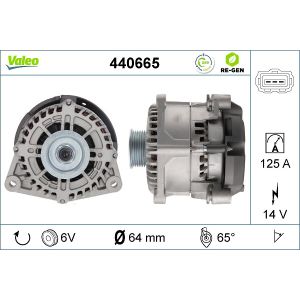 Alternador VALEO 440665
