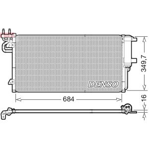 Condensatore, impianto di climatizzazione DENSO DCN10045