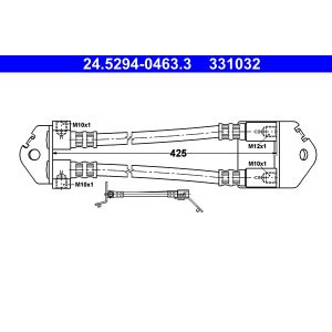Bremsschlauch ATE 24.5294-0463.3