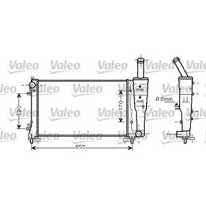 Motorkühler VALEO 734458