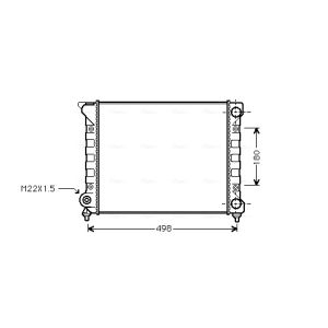 Arrefecedor do motor AVA COOLING VN2070