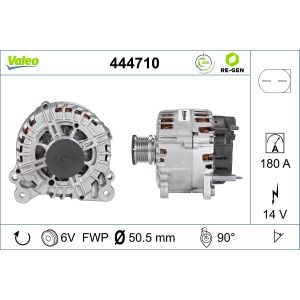 Drehstromgenerator VALEO RE-GEN AT VALEO 444710