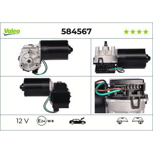 Motor, limpa para-brisas VALEO VAL584567