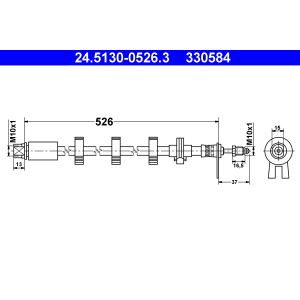 Flexible de frein ATE 24.5130-0526.3