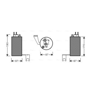 Secador, ar condicionado AVA COOLING CRD084