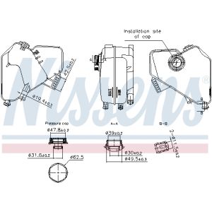 Koelwatertank, radiateur ** FIRST FIT ** NISSENS 996322