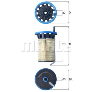 Filtro combustible KNECHT KX 515