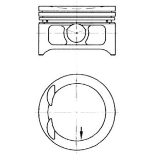 Pistão KOLBENSCHMIDT 97 363 620