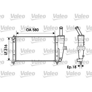 Arrefecedor do motor VALEO 734225