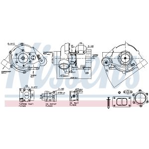 Abgasturbolader NISSENS NIS 93336