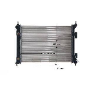 Arrefecedor do motor MAHLE CR 2107 000S