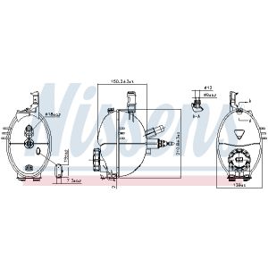 Depósito de compensación, refrigerante NISSENS 996159