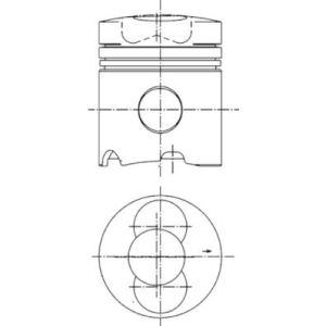 Zuiger KOLBENSCHMIDT 99343600