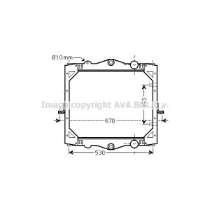 Radiator, motorkoeling HIGHWAY DF2041