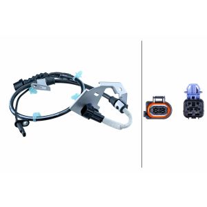 ABS-sensor HELLA 6PU 358 251-771