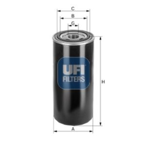 Hydraulisch filter UFI 86.004.00