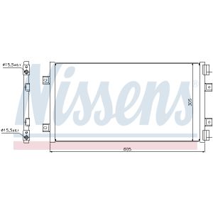 Condensador, aire acondicionado NISSENS NIS 94811
