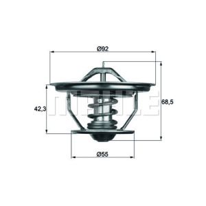 Termostato, líquido de arrefecimento BEHR MAHLE TX 35 71