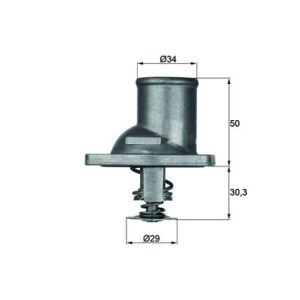 Termostato, líquido de arrefecimento BEHR MAHLE TI 1 83