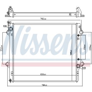 Radiator, motorkoeling NISSENS 64661