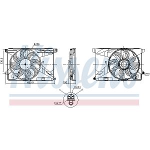 Ventilador NISSENS 850124