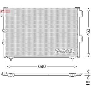 Condenseur (climatisation) DENSO DCN50033