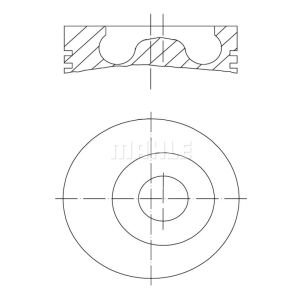 Zuiger MAHLE 010 27 01