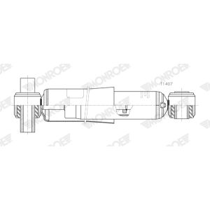 Stoßdämpfer MONROE MAGNUM Axle MONROE T1407