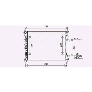 Arrefecedor do motor AVA COOLING CT2067