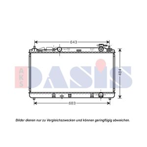 Motorkühler AKS DASIS 210234N