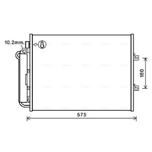 Condenseur (climatisation) AVA COOLING RTA5454D
