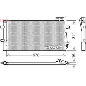 A/C-kondensor DENSO DCN02035