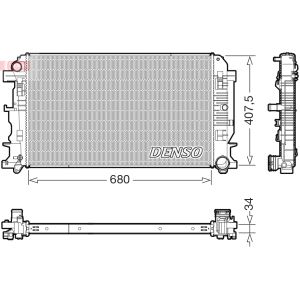 Arrefecedor do motor DENSO DRM17117