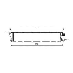 Arrefecedor do motor AVA COOLING AI2361