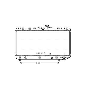 Arrefecedor do motor AVA COOLING TO2181