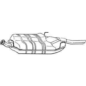 Endschalldämpfer BOSAL 215-829