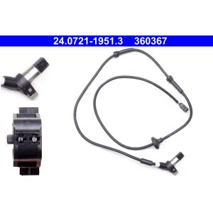 Sensor do ABS traseiro, direito ATE 24.0721-1951.3