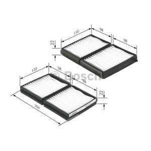 Innenraumfilter BOSCH 1 987 432 117