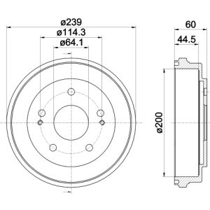 Bremstrommel TEXTAR 94031700