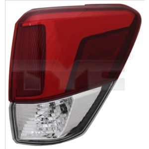 Luz traseira, direita (24V, vermelho) TYC 11-9079-16-9