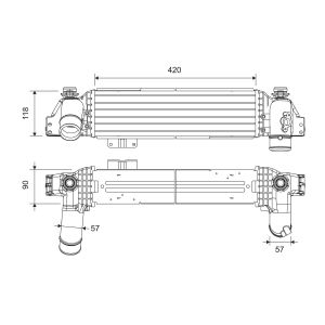Intercooler VALEO 822946