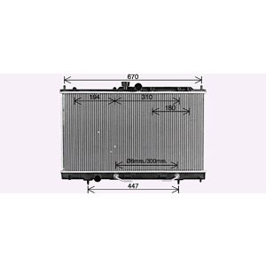 Arrefecedor do motor AVA COOLING MT2214