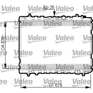 Arrefecedor do motor VALEO 735526