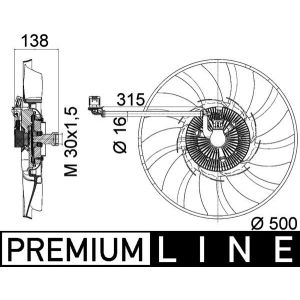 Ventilador MAHLE CFF 471 000P