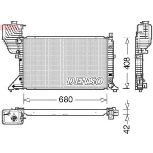 Arrefecedor do motor DENSO DRM17019