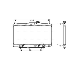 Arrefecedor do motor AVA COOLING HD2071