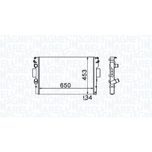 Raffreddatore motore MAGNETI MARELLI 350213154000